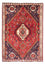 Tapis persan - Nomadic - 170 x 120 cm - rouge foncé