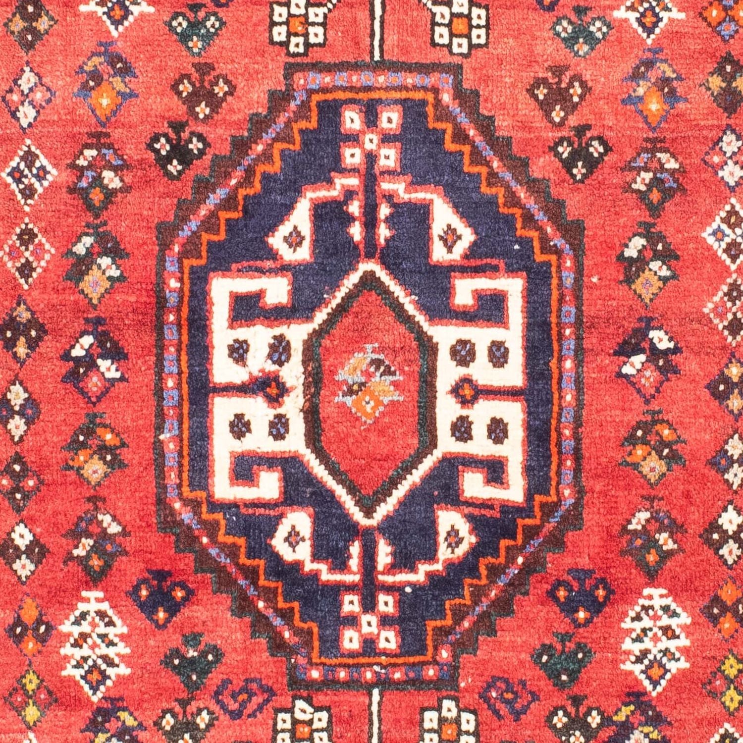 Tapis persan - Nomadic - 170 x 100 cm - rouge foncé