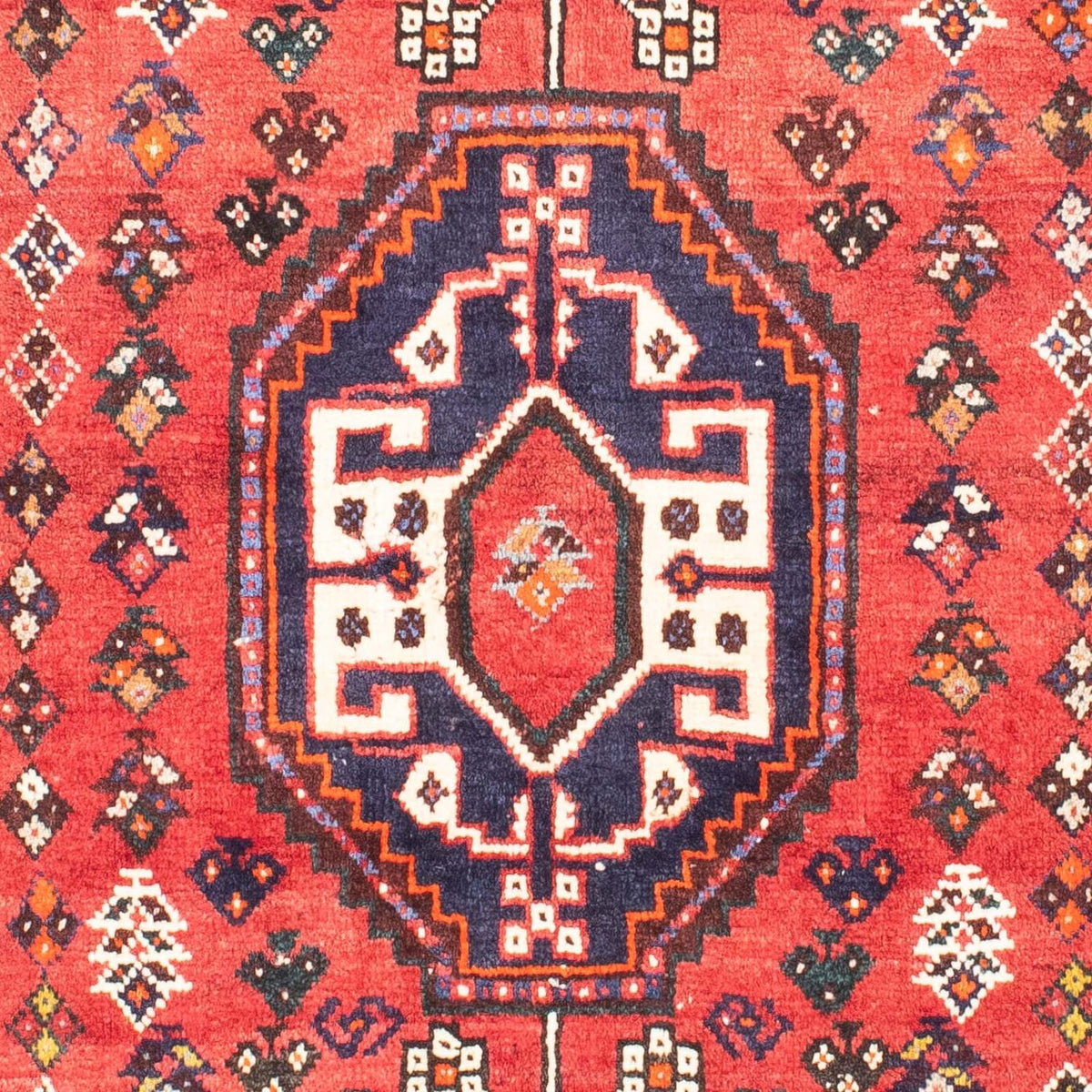 Tapis persan - Nomadic - 170 x 100 cm - rouge foncé