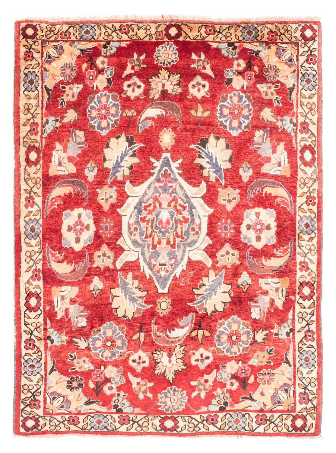 Tapis persan - Nomadic - 160 x 120 cm - rouge clair