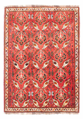 Tapis persan - Nomadic - 162 x 117 cm - rouge clair