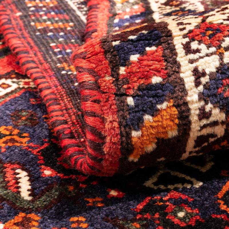 Tapis persan - Nomadic - 163 x 110 cm - rouge foncé
