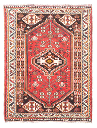 Tapis persan - Nomadic - 147 x 110 cm - rouge