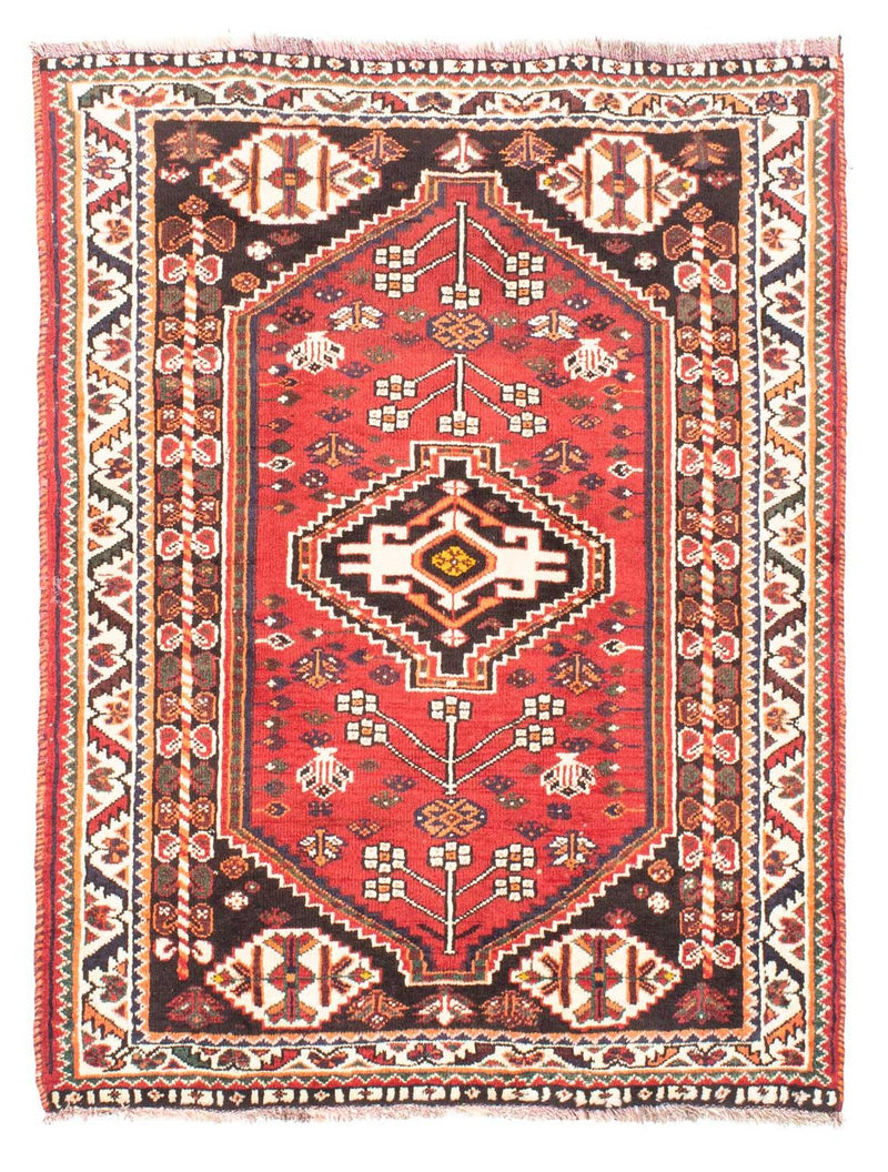 Tapis persan - Nomadic - 147 x 110 cm - rouge