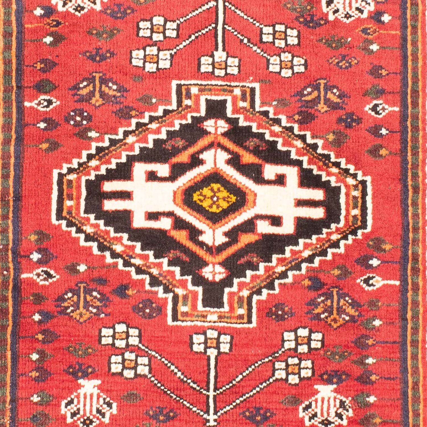 Tapis persan - Nomadic - 147 x 110 cm - rouge