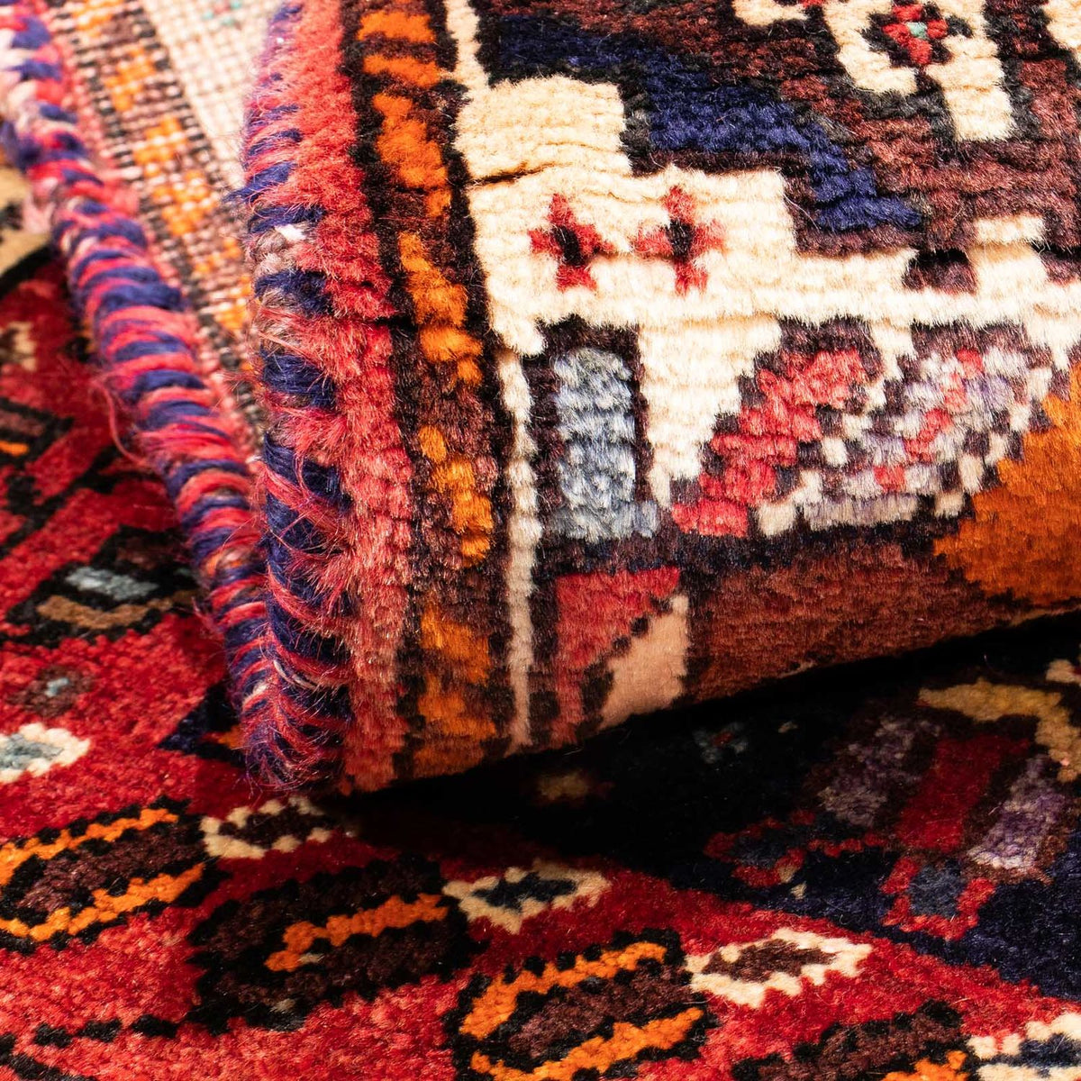 Tapis persan - Nomadic - 165 x 115 cm - bleu foncé