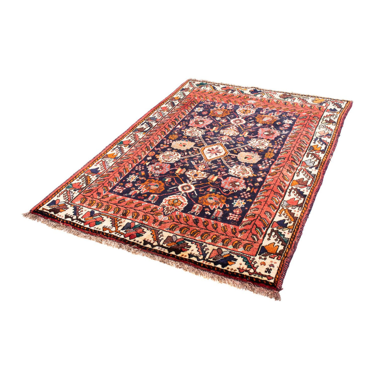 Tapis persan - Nomadic - 165 x 115 cm - bleu foncé