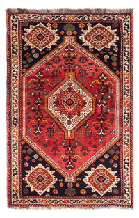 Tapis persan - Nomadic - 160 x 106 cm - rouge foncé