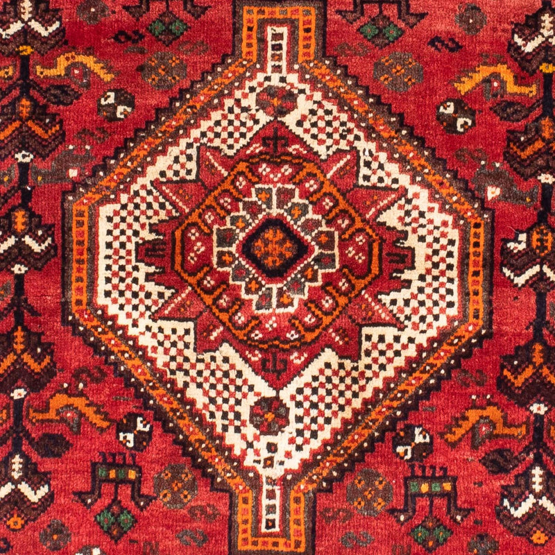 Tapis persan - Nomadic - 160 x 106 cm - rouge foncé