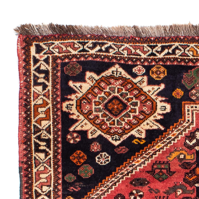 Tapis persan - Nomadic - 160 x 106 cm - rouge foncé