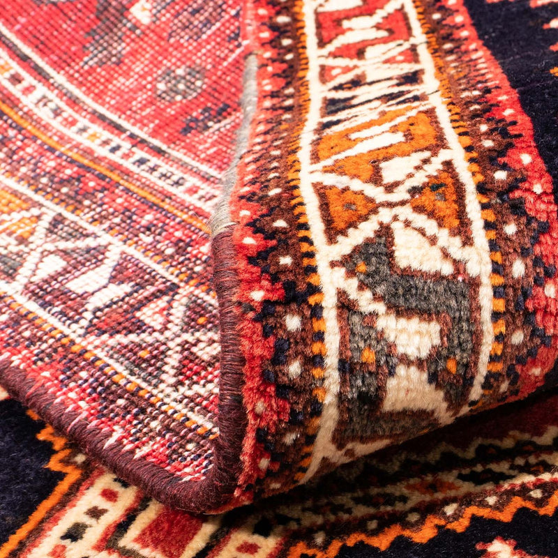 Tapis persan - Nomadic - 160 x 106 cm - rouge foncé
