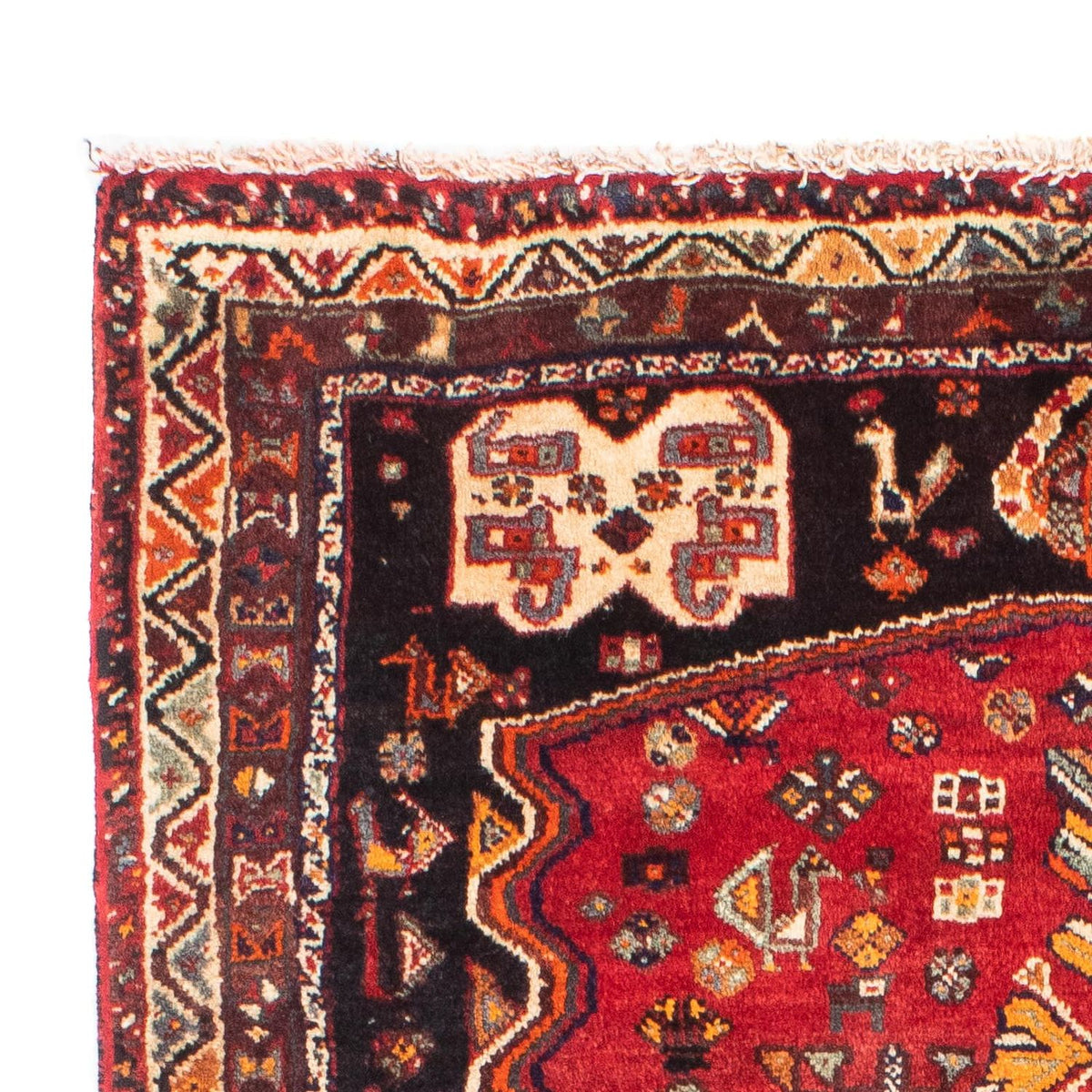 Tapis persan - Nomadic - 160 x 105 cm - rouge