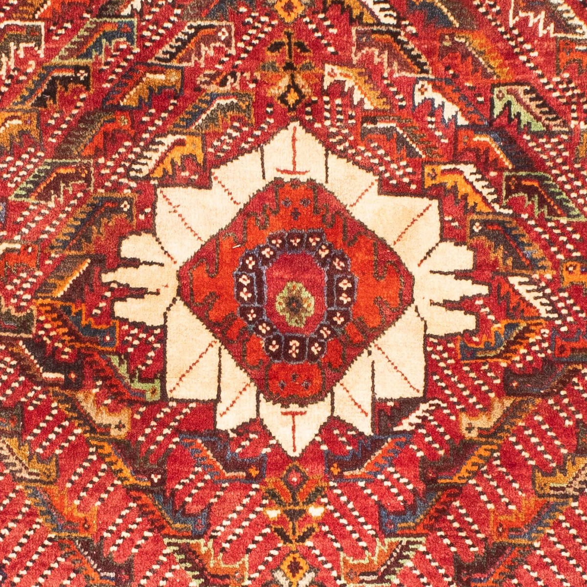Tapis persan - Nomadic - 156 x 112 cm - rouge foncé