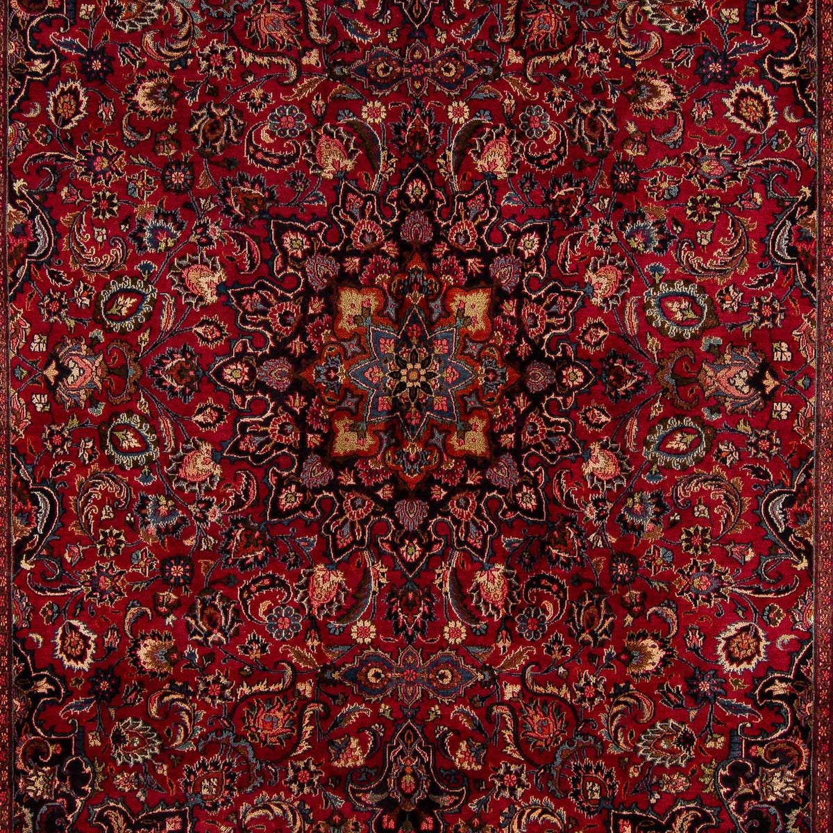 Tapis persan - Classique - 377 x 292 cm - rouge foncé