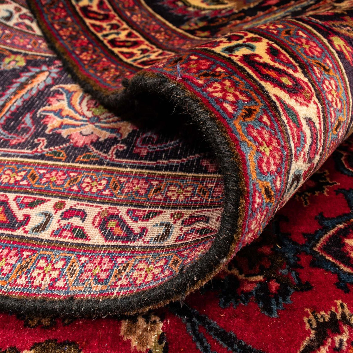 Tapis persan - Classique - 377 x 292 cm - rouge foncé