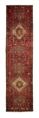 Tapis de couloir Tapis persan - Nomadic - 310 x 75 cm - rouge foncé