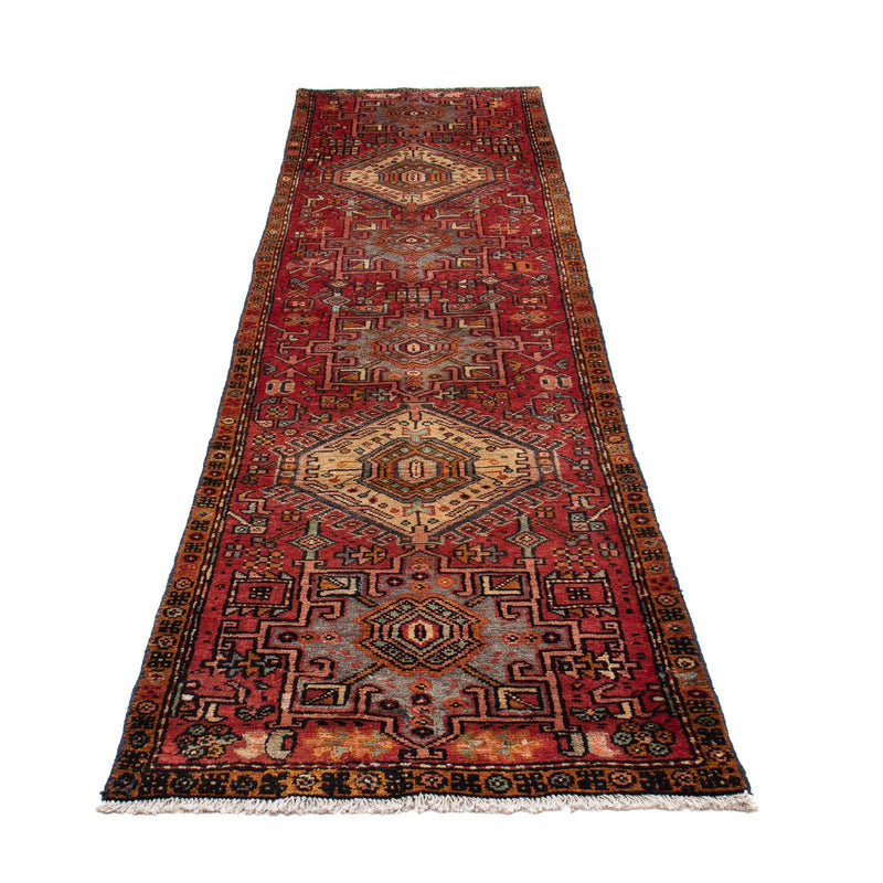 Tapis de couloir Tapis persan - Nomadic - 310 x 75 cm - rouge foncé