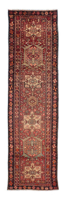 Tapis de couloir Tapis persan - Nomadic - 310 x 80 cm - rouge foncé