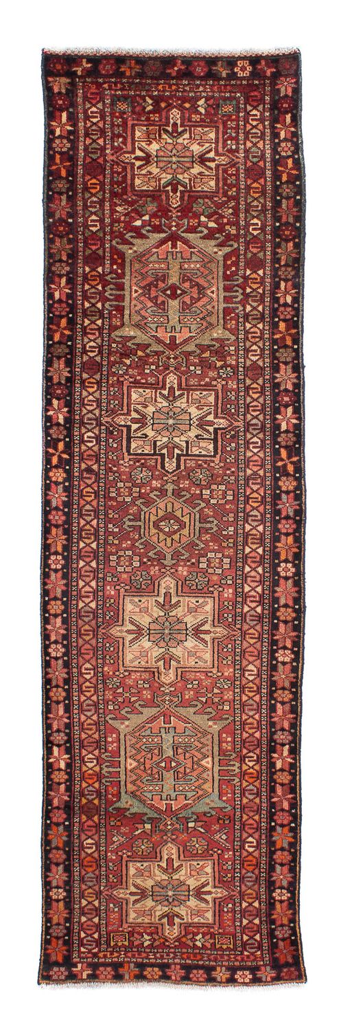 Tapis de couloir Tapis persan - Nomadic - 310 x 80 cm - rouge foncé