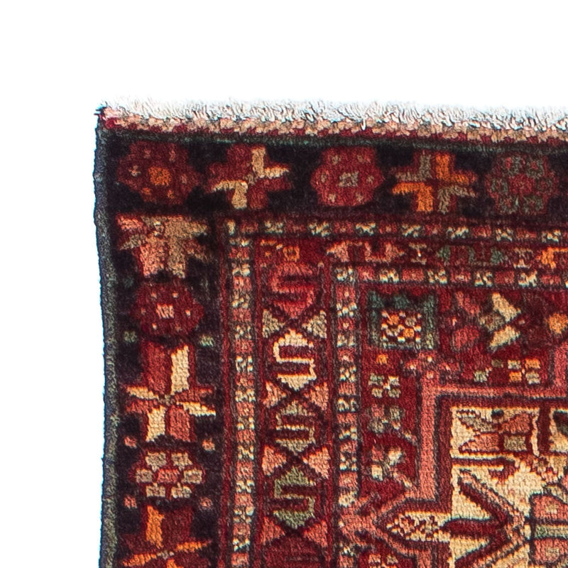 Tapis de couloir Tapis persan - Nomadic - 310 x 80 cm - rouge foncé