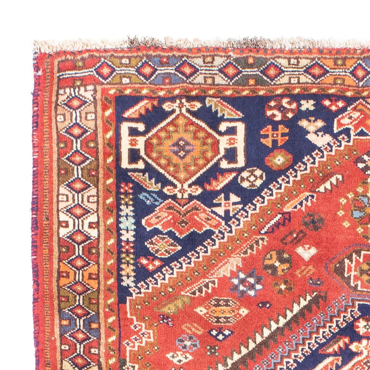 Tapis persan - Nomadic - 170 x 105 cm - rouge foncé