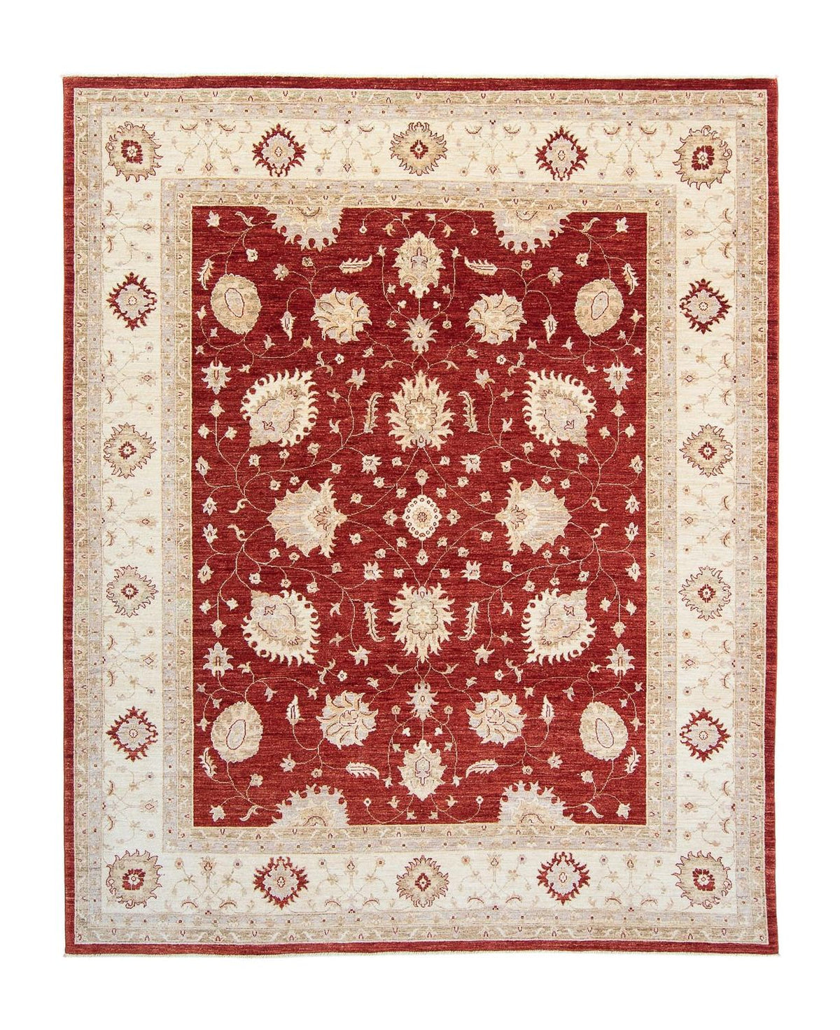 Tapis Ziegler - 298 x 240 cm - rouge foncé