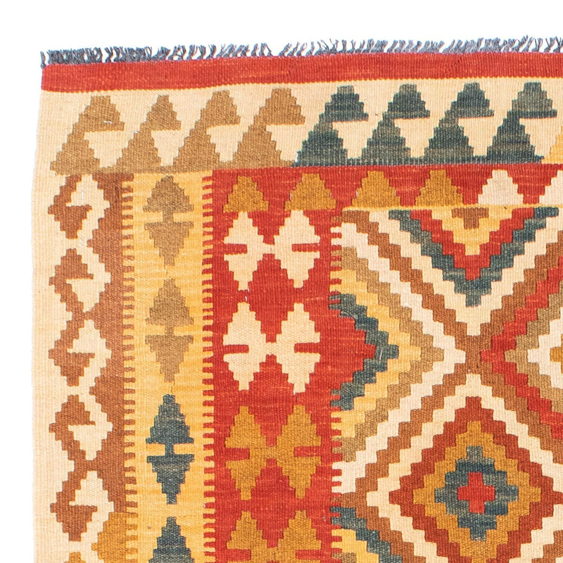 Tapis Kelim - Oriental - 200 x 133 cm - rouge