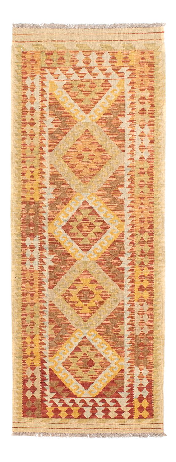 Tapis de couloir Tapis Kelim - Splash - 192 x 65 cm - multicolore