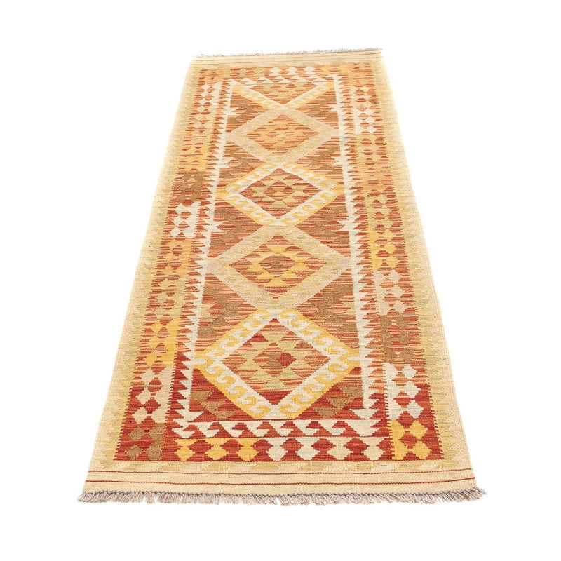 Tapis de couloir Tapis Kelim - Splash - 192 x 65 cm - multicolore