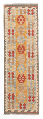 Tapis de couloir Tapis Kelim - Splash - 212 x 65 cm - multicolore