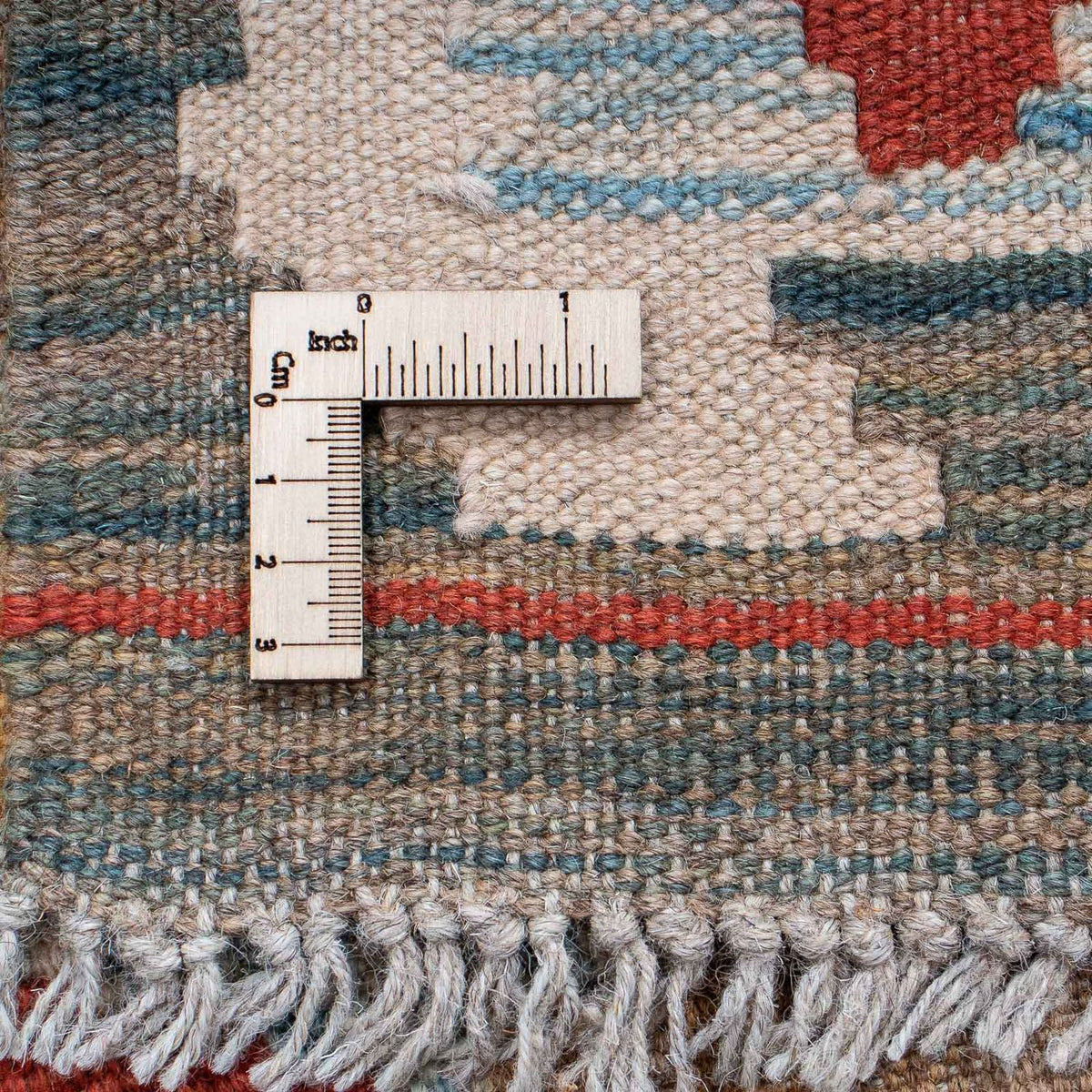 Tapis de couloir Tapis Kelim - Splash - 212 x 65 cm - multicolore