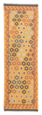 Tapis de couloir Tapis Kelim - Splash - 210 x 64 cm - multicolore