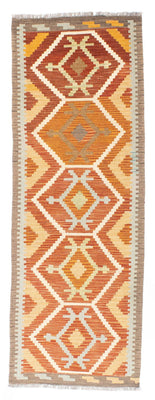 Tapis de couloir Tapis Kelim - Oriental - 205 x 71 cm - rouille