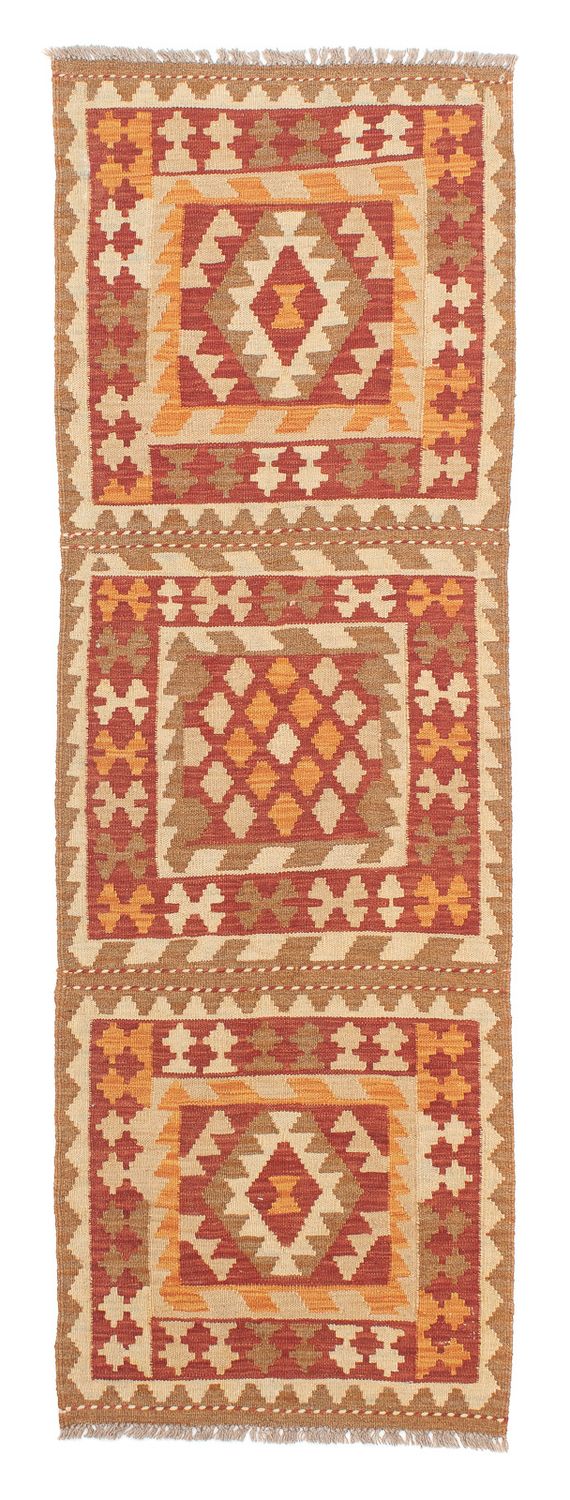 Tapis de couloir Tapis Kelim - Splash - 187 x 59 cm - multicolore