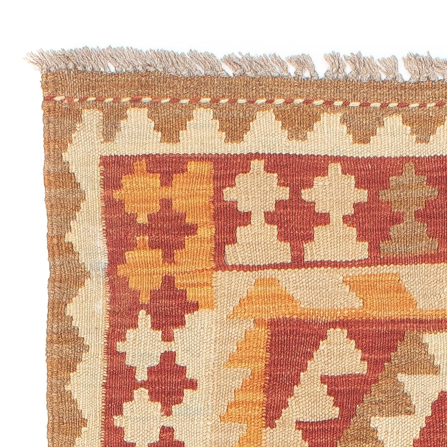 Tapis de couloir Tapis Kelim - Splash - 187 x 59 cm - multicolore
