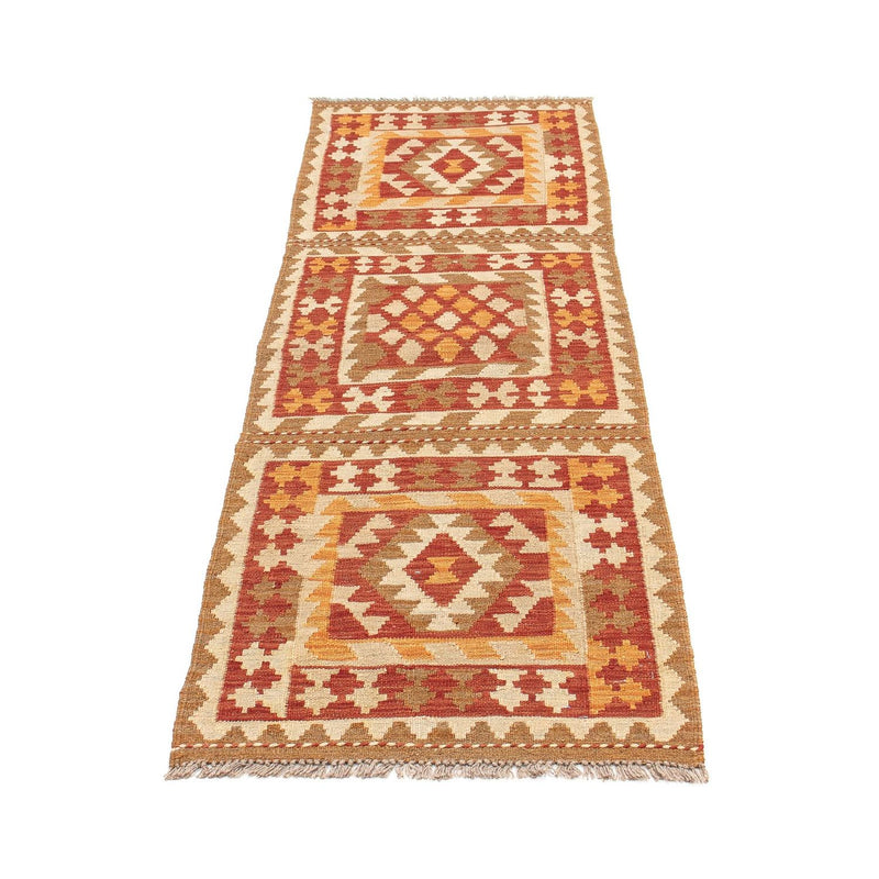 Tapis de couloir Tapis Kelim - Splash - 187 x 59 cm - multicolore