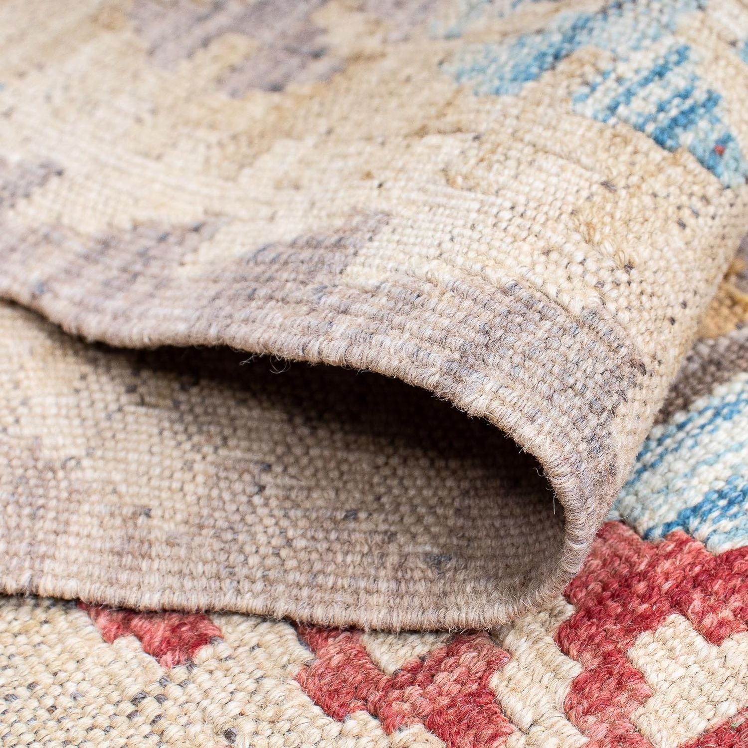 Tapis de couloir Tapis Kelim - Splash - 199 x 53 cm - multicolore