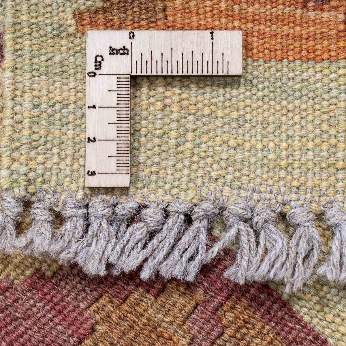 Tapis de couloir Tapis Kelim - Splash - 194 x 48 cm - multicolore