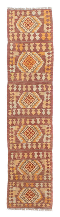 Tapis de couloir Tapis Kelim - Splash - 248 x 49 cm - multicolore