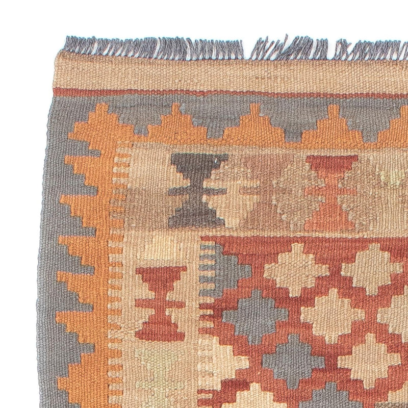 Tapis de couloir Tapis Kelim - Splash - 199 x 57 cm - multicolore