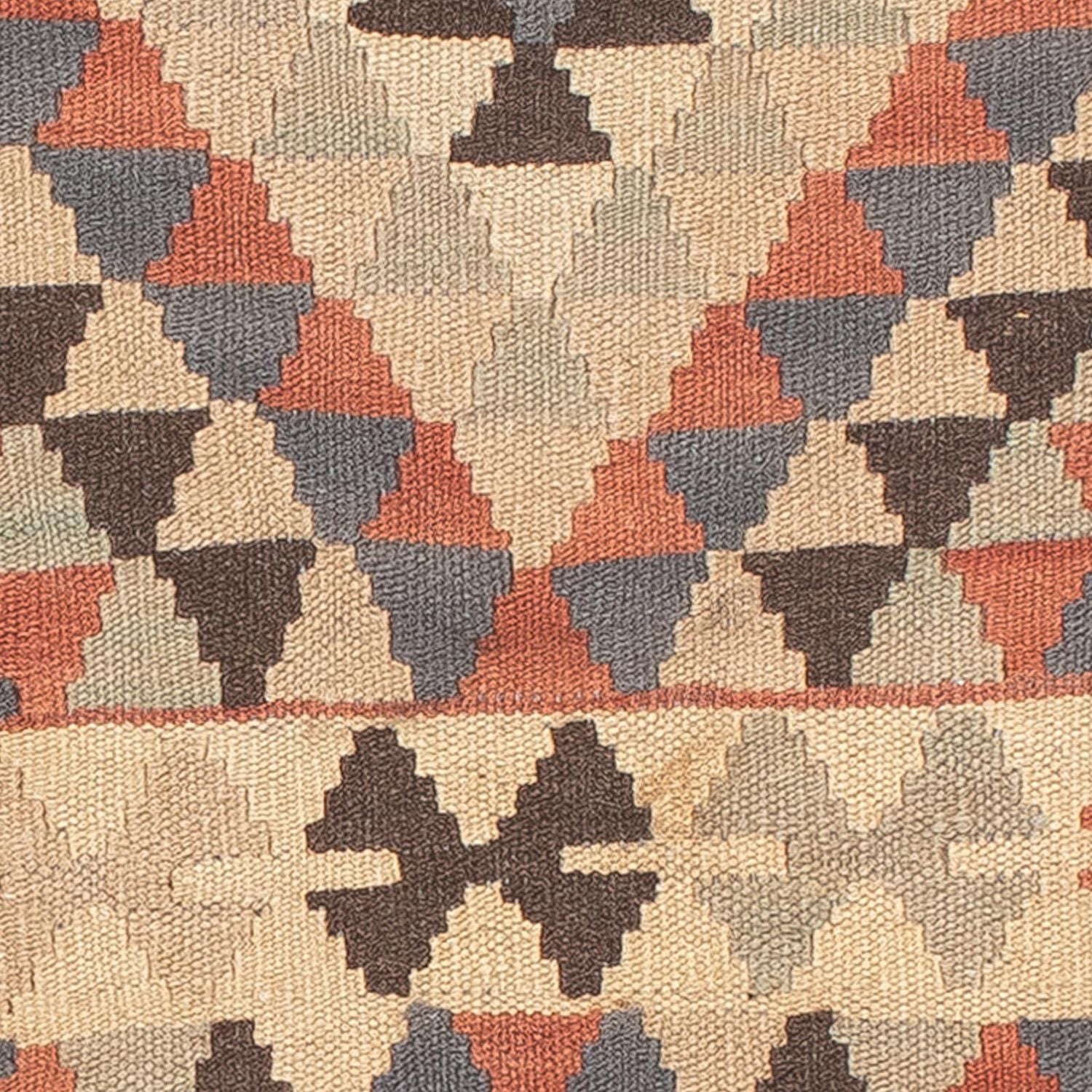 Tapis de couloir Tapis Kelim - Splash - 173 x 70 cm - marron clair