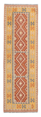 Tapis de couloir Tapis Kelim - Splash - 197 x 62 cm - multicolore