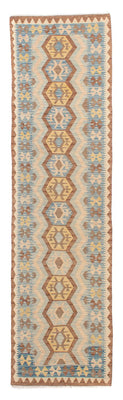 Tapis de couloir Tapis Kelim - Splash - 302 x 80 cm - multicolore
