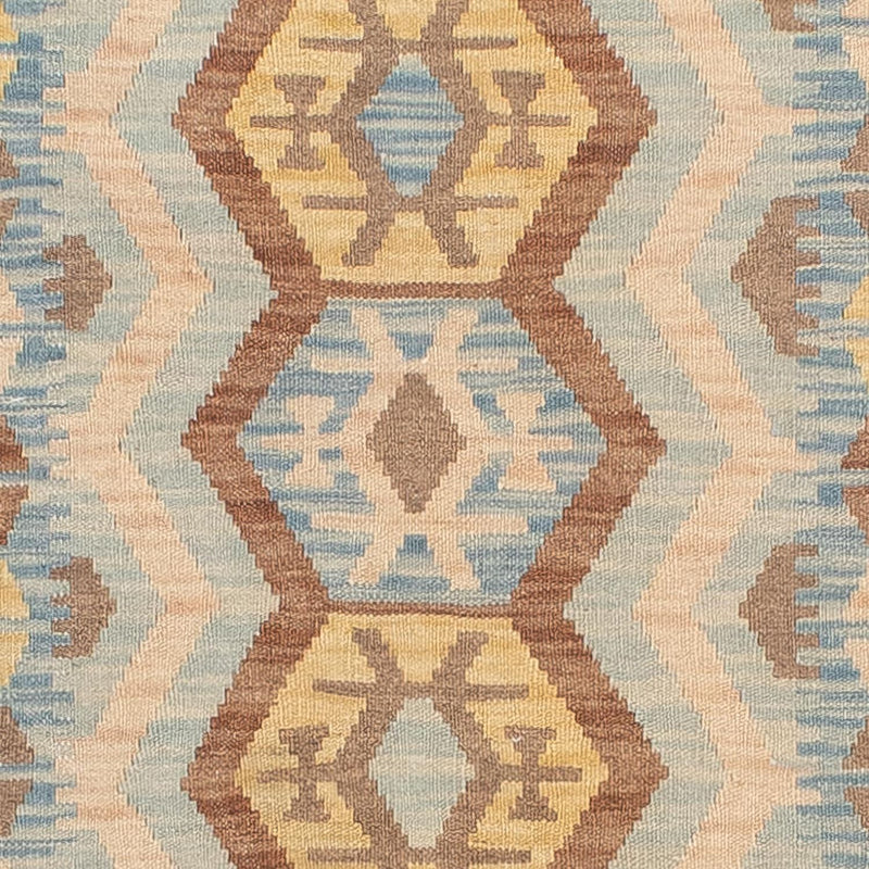 Tapis de couloir Tapis Kelim - Splash - 302 x 80 cm - multicolore
