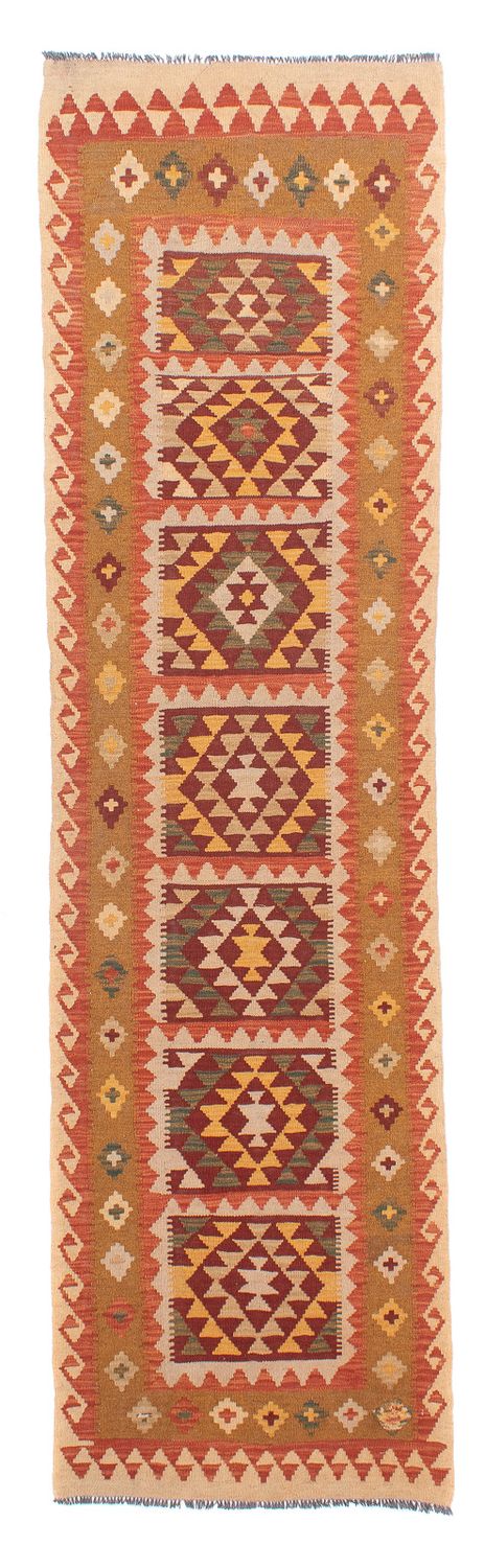 Tapis de couloir Tapis Kelim - Splash - 300 x 84 cm - multicolore