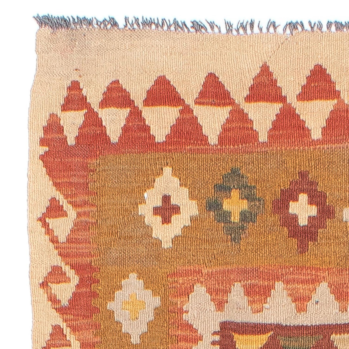 Tapis de couloir Tapis Kelim - Splash - 300 x 84 cm - multicolore