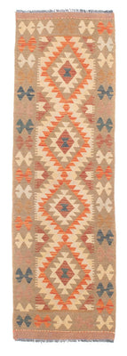 Tapis de couloir Tapis Kelim - Splash - 192 x 56 cm - multicolore