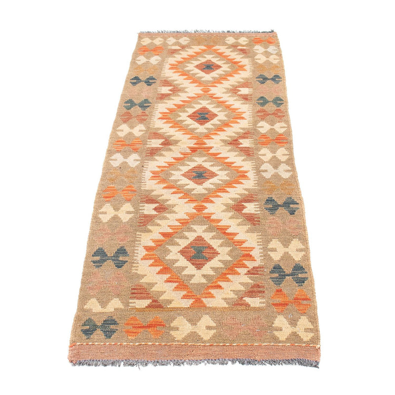 Tapis de couloir Tapis Kelim - Splash - 192 x 56 cm - multicolore