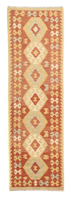 Tapis de couloir Tapis Kelim - Splash - 198 x 61 cm - multicolore