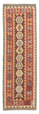 Tapis de couloir Tapis Kelim - Splash - 198 x 64 cm - multicolore